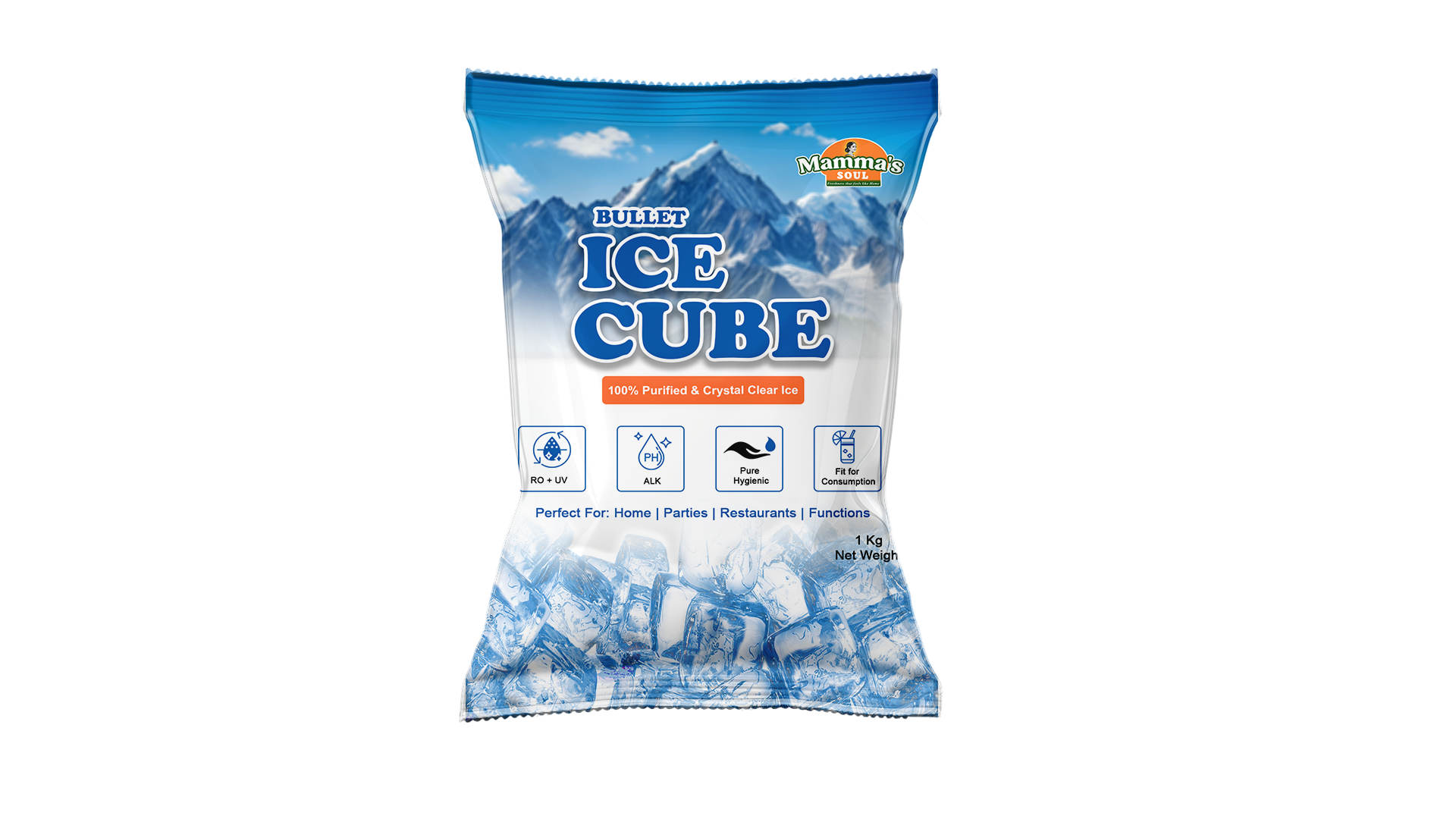 Bullet Ice Cubes